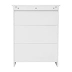 Meuble de rangement de salle de bain sur pied blanc/gris avec étagères – 1 personne