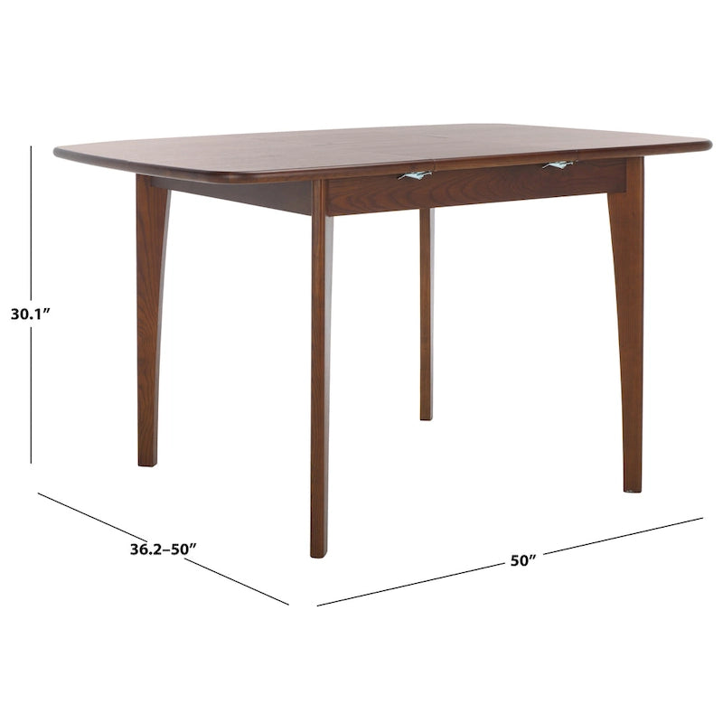 Table de salle à manger extensible SAFAVIEH Couture Jeanick - 50 L x 50 P x 30 H - 50Lx50Px30H